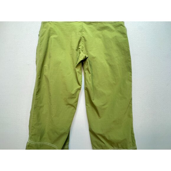 Alpine Design Womens Capri Pants Size L Green Outdoors Lightweight Stretch - Picture 12 of 13